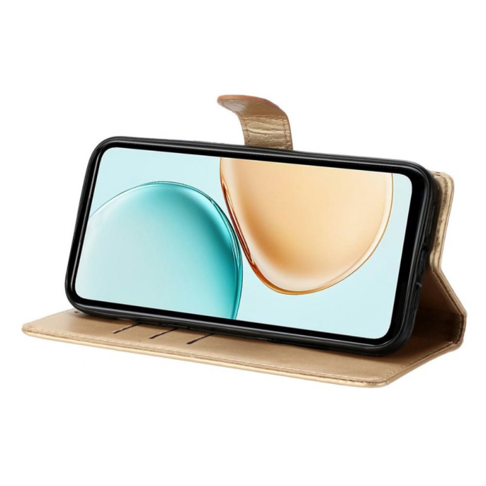 Leren Hoesje Samsung Galaxy S26 Ultra Bloemen Met Vlinders