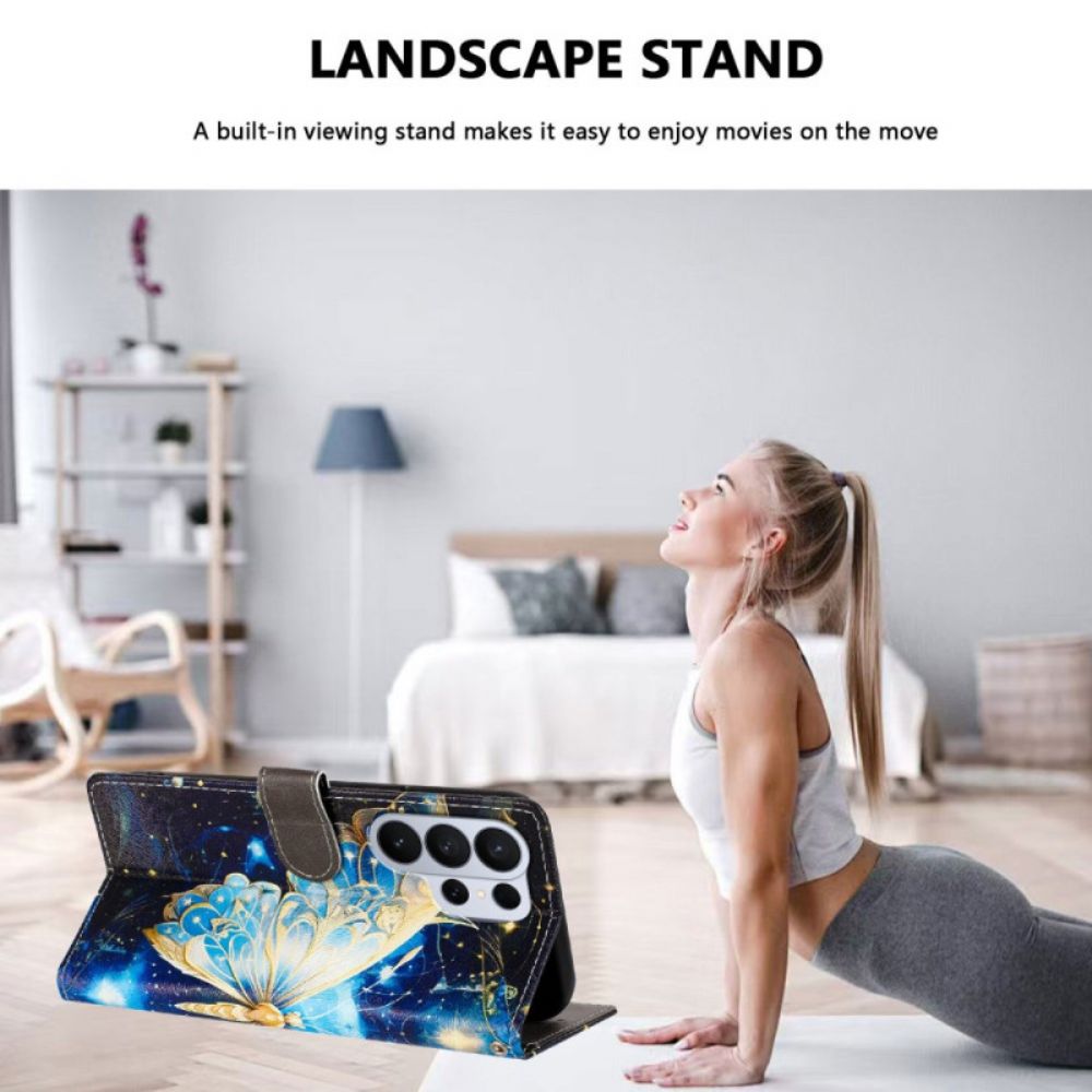 Leren Hoesje Samsung Galaxy S26 Ultra Mot Bescherming Hoesje