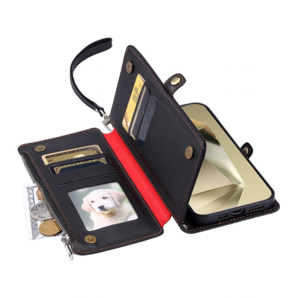 Leren Hoesje Samsung Galaxy S26 Ultra Premium Ontwerp Bescherming Hoesje