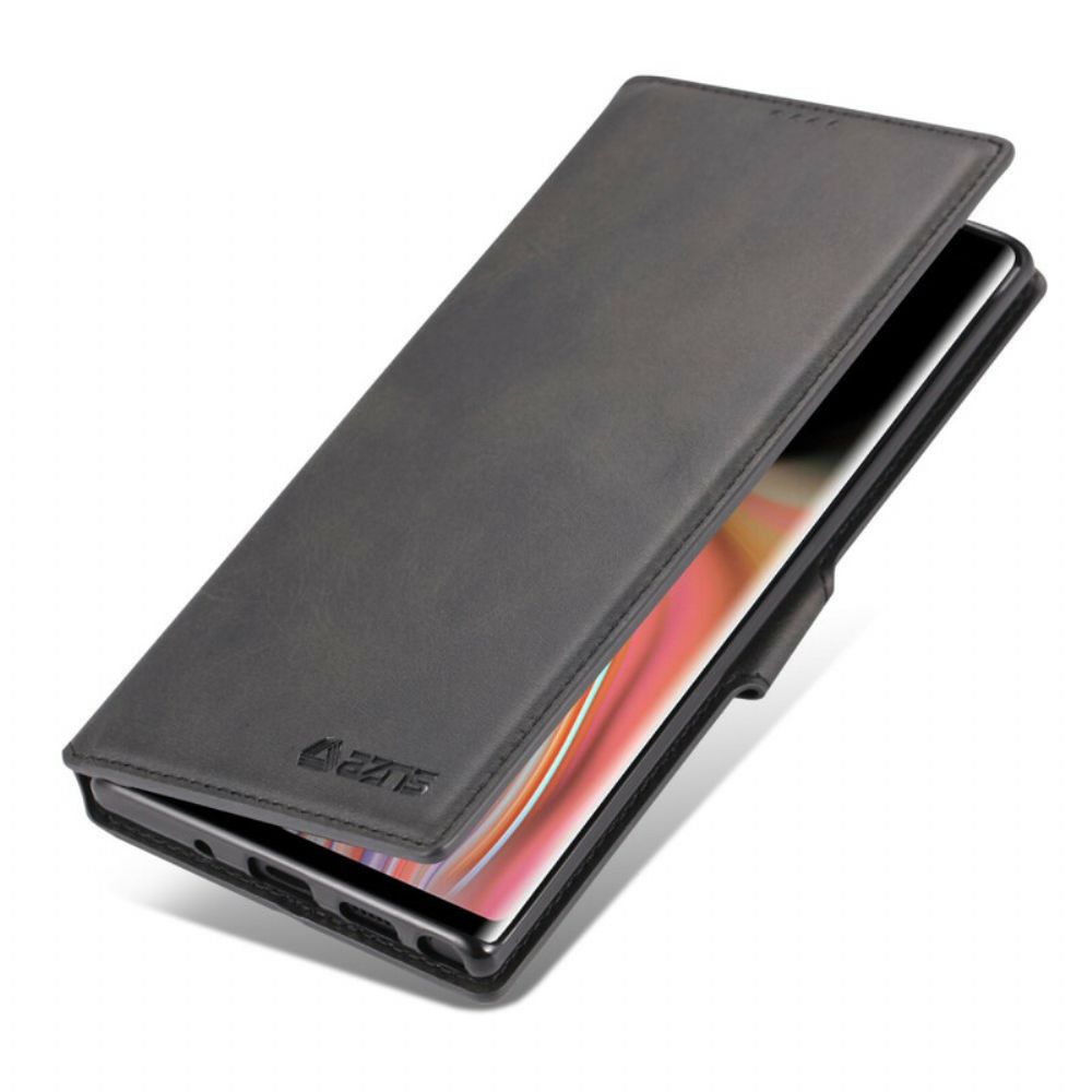 Folio-hoesje voor Samsung Galaxy Note 10 Plus Azns Retro