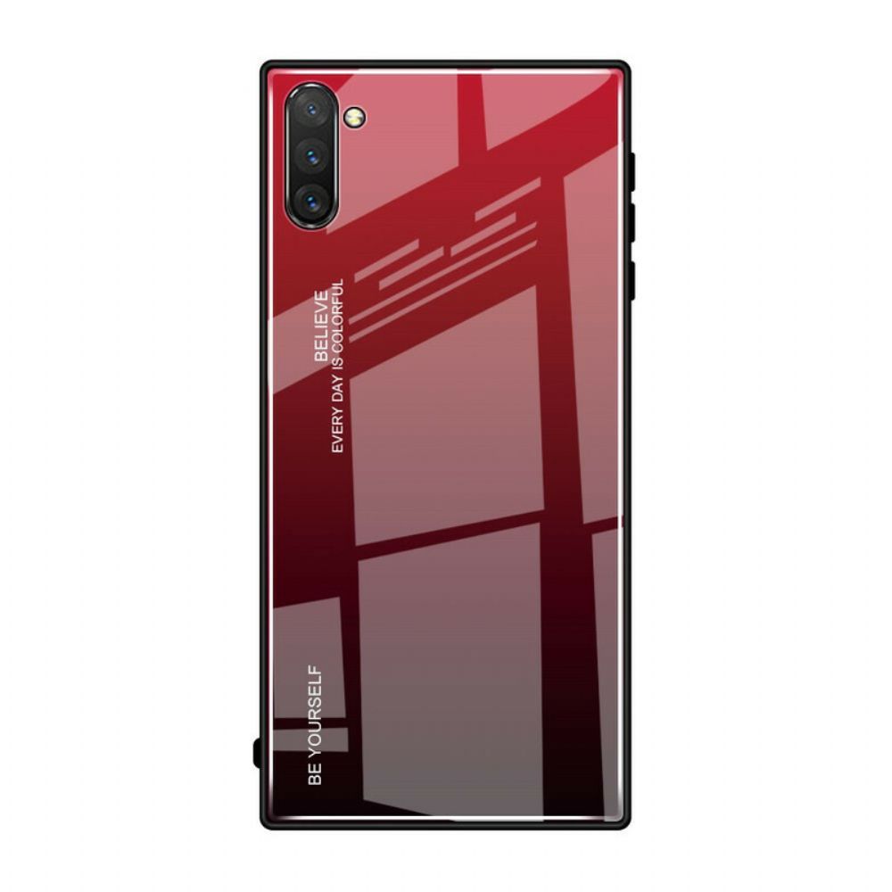 Hoesje voor Samsung Galaxy Note 10 Plus Gegalvaniseerde Kleur