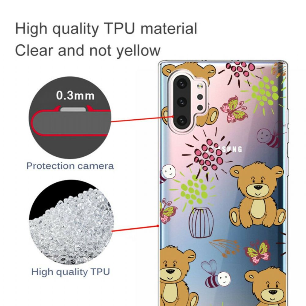 Hoesje voor Samsung Galaxy Note 10 Plus Teddyberen Top