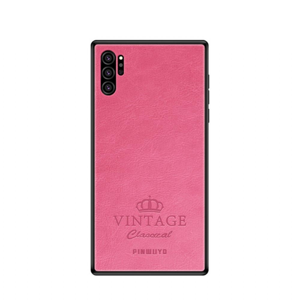 Telefoonhoesje voor Samsung Galaxy Note 10 Plus Vintage Pinwuyo
