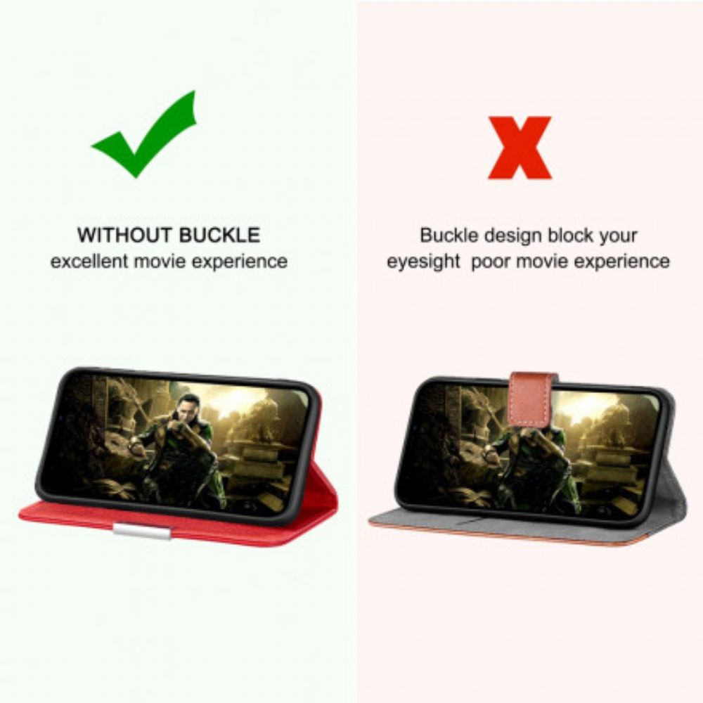 Bescherming Hoesje voor Samsung Galaxy A12 / M12 Folio-hoesje Ultra Chique Litchi Kunstleer