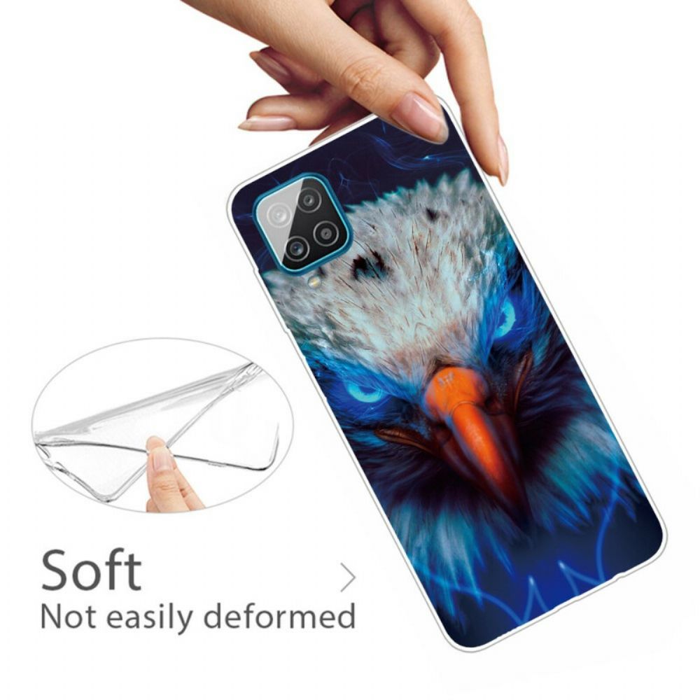 Hoesje voor Samsung Galaxy A12 / M12 Adelaar