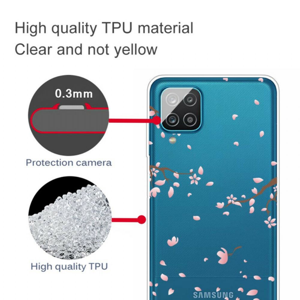 Hoesje voor Samsung Galaxy A12 / M12 Bloeiende Takken