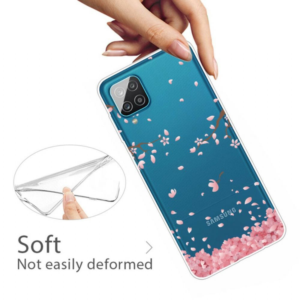 Hoesje voor Samsung Galaxy A12 / M12 Bloeiende Takken
