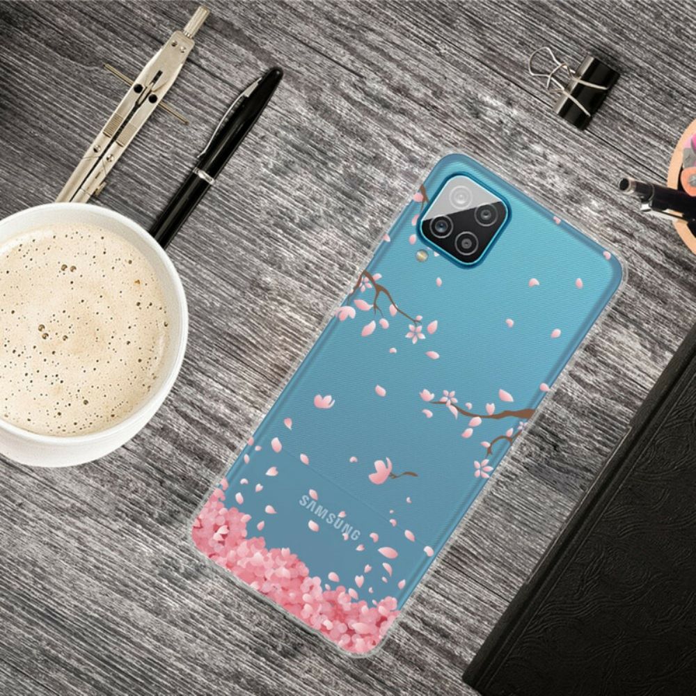 Hoesje voor Samsung Galaxy A12 / M12 Bloeiende Takken