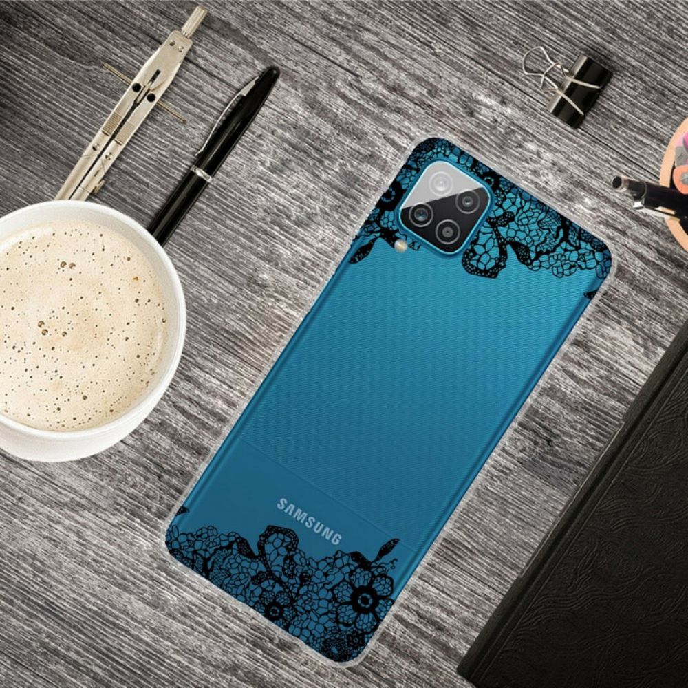 Hoesje voor Samsung Galaxy A12 / M12 Fijn Kant