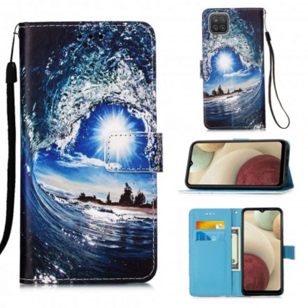 Leren Hoesje voor Samsung Galaxy A12 / M12 Kiff De Golf