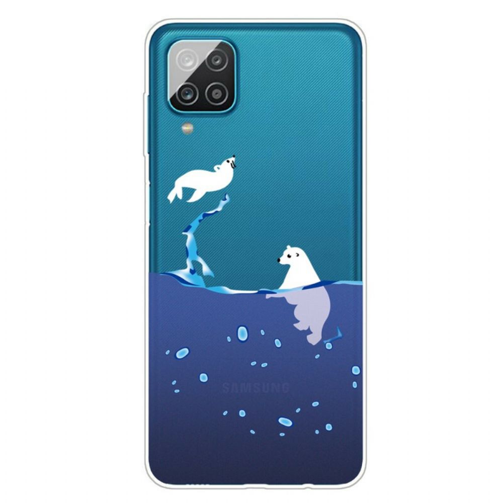 Telefoonhoesje voor Samsung Galaxy A12 / M12 Zeespelen