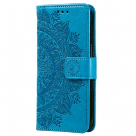 Folio-hoesje Samsung Galaxy A55 5g Mandala Zon Met Riem