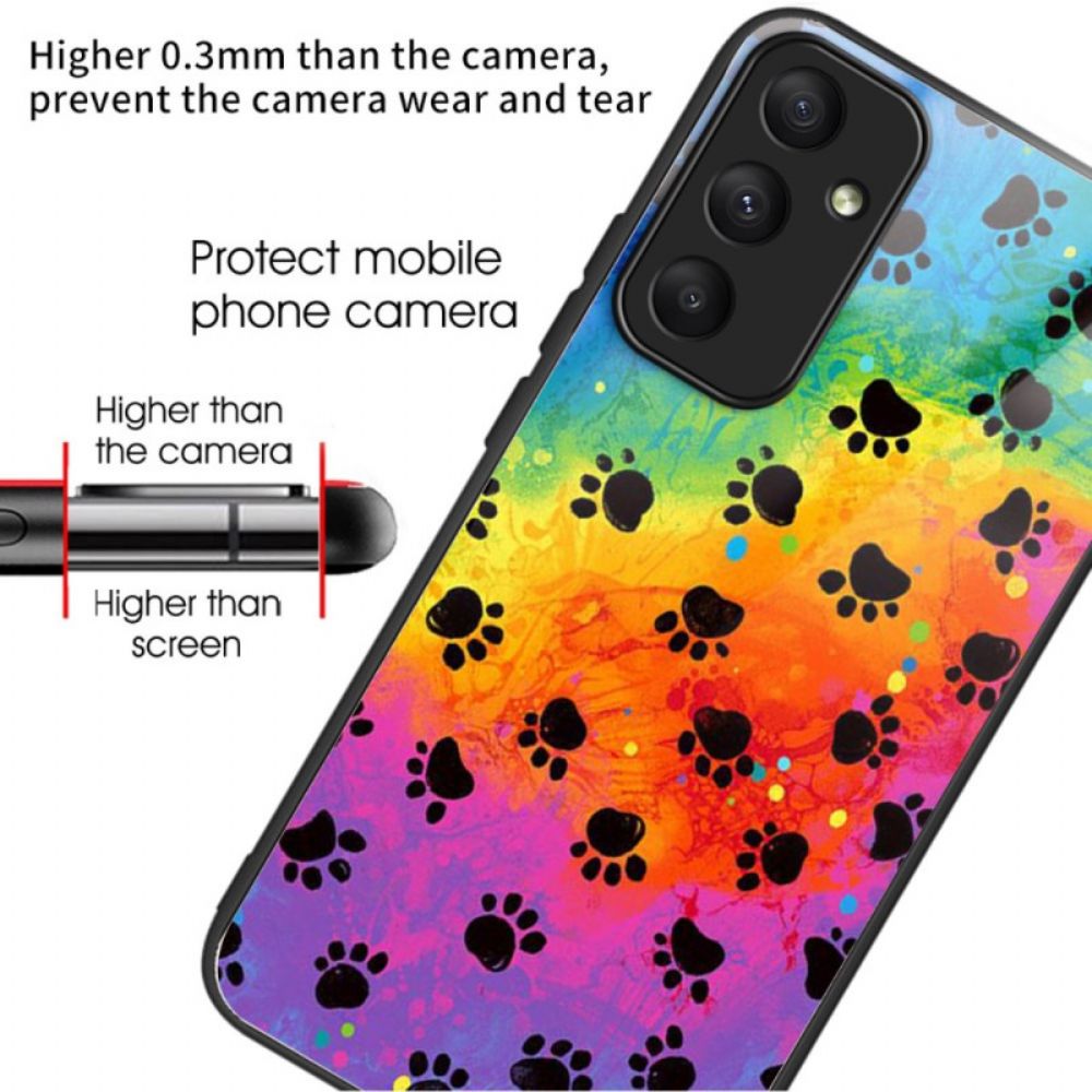 Hoesje Samsung Galaxy A55 5g Opdruk Gehard Glas