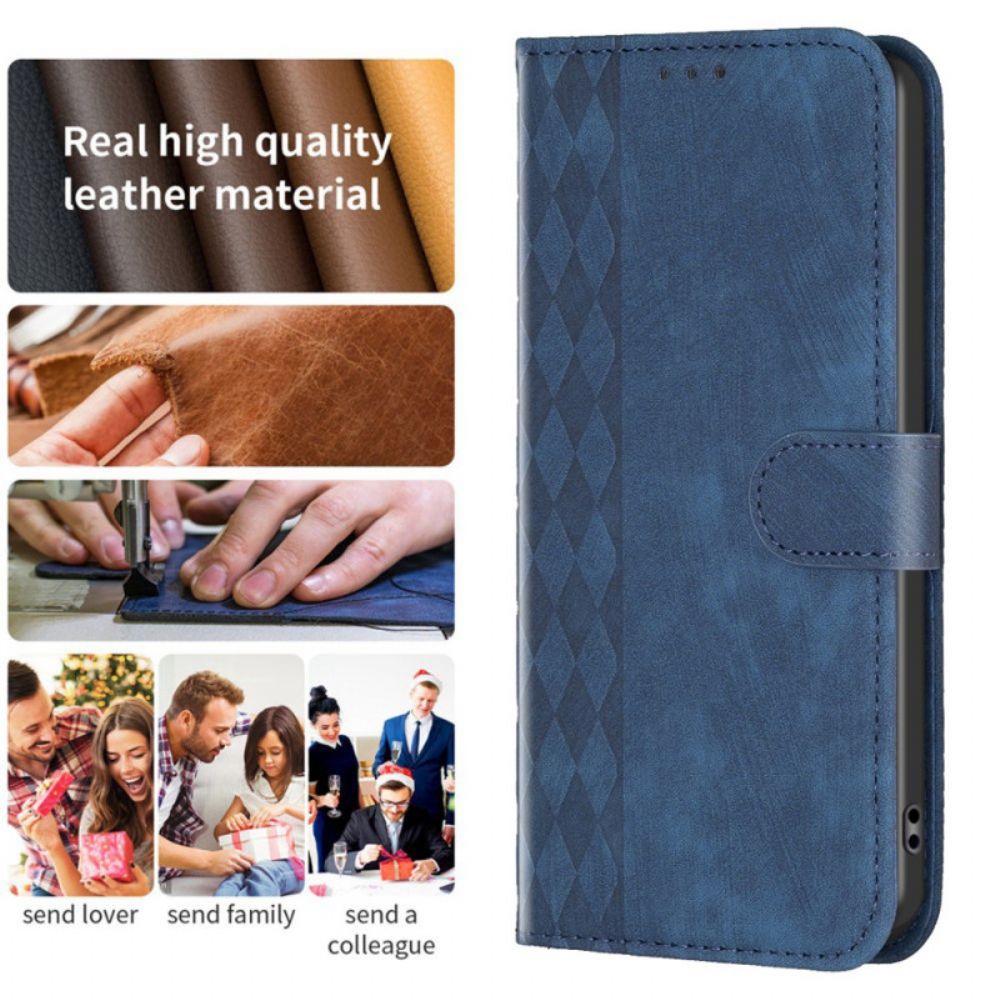 Leren Hoesje Samsung Galaxy A55 5g Diamantfries