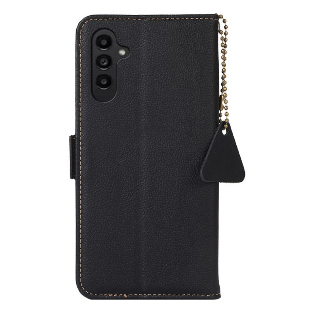 Leren Hoesje Samsung Galaxy A55 5g Met Rfid-bescherming
