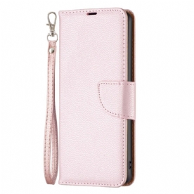 Leren Hoesje Voor Samsung Galaxy A55 5g Litchi-textuur