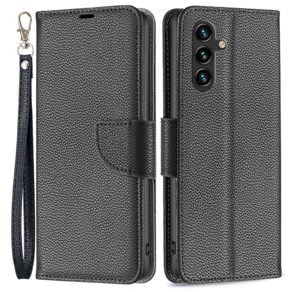 Leren Hoesje Voor Samsung Galaxy A55 5g Litchi-textuur