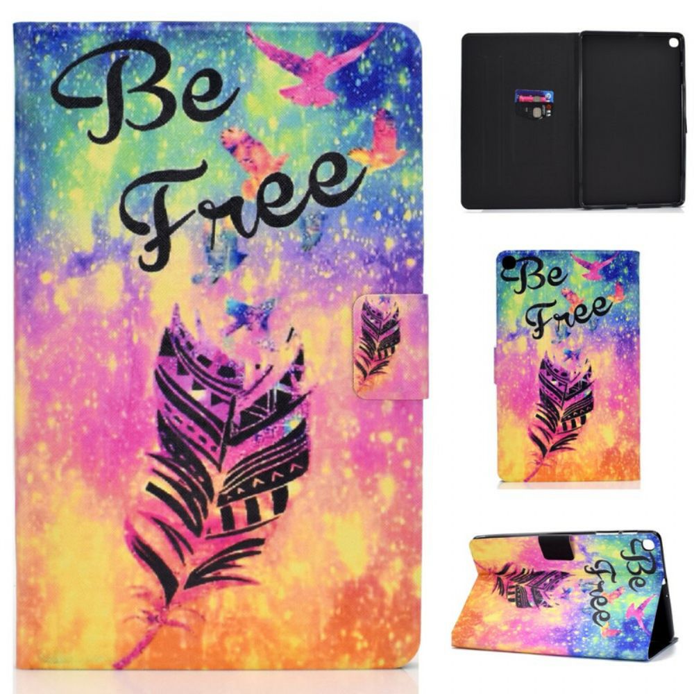 Flip Case voor Samsung Galaxy Tab A 10.1 (2019) Wees Vrij