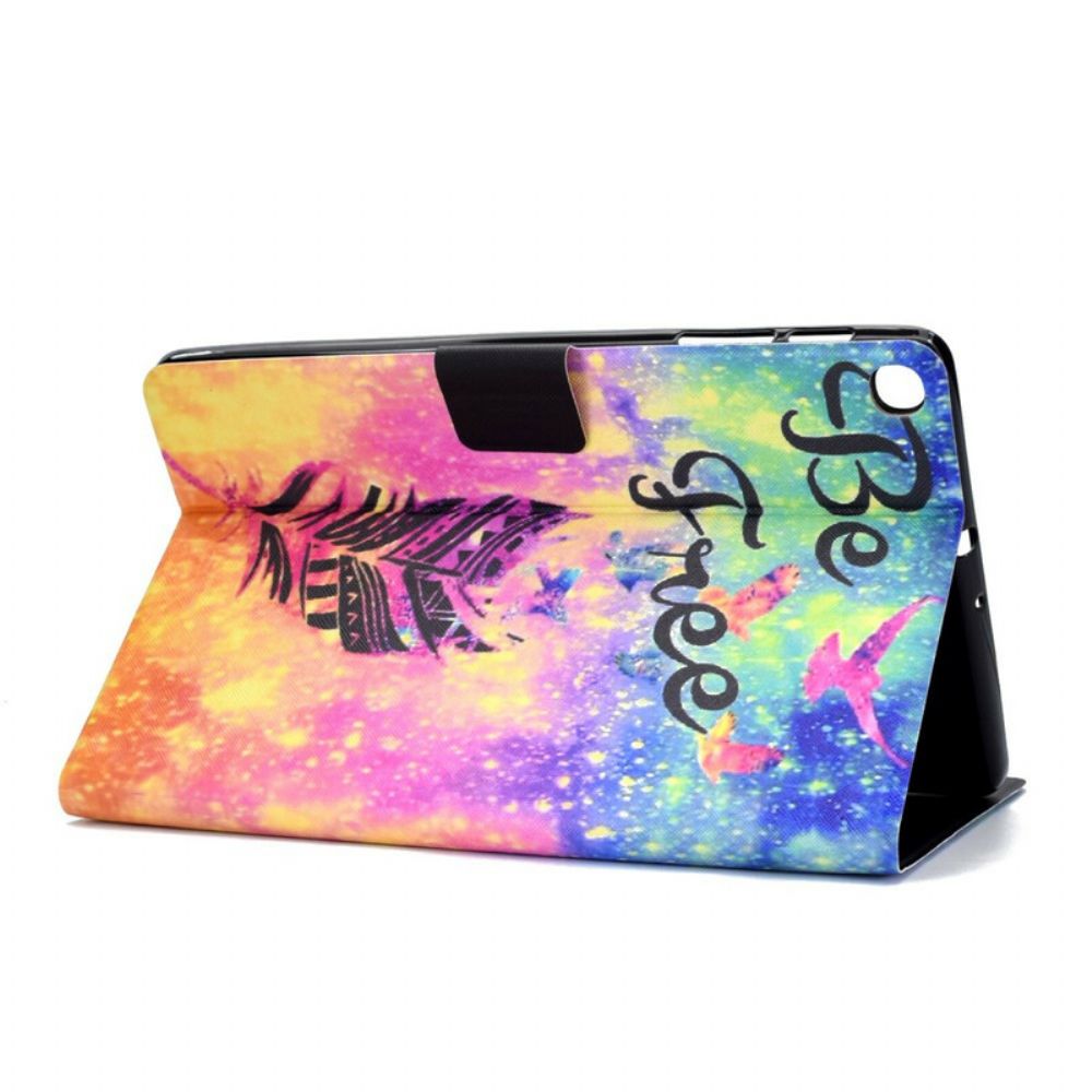 Flip Case voor Samsung Galaxy Tab A 10.1 (2019) Wees Vrij