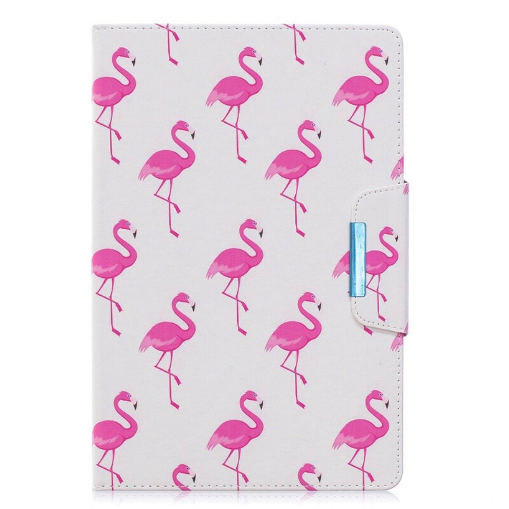 Folio-hoesje voor Samsung Galaxy Tab A 10.1 (2019) Flamingo's