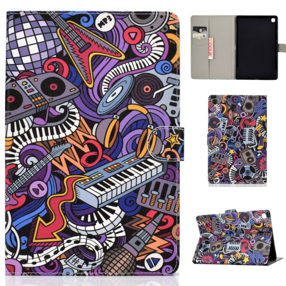 Folio-hoesje voor Samsung Galaxy Tab A 10.1 (2019) Muziek