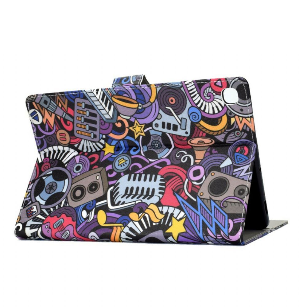 Folio-hoesje voor Samsung Galaxy Tab A 10.1 (2019) Muziek