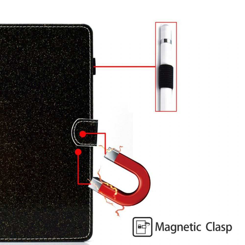 Folio-hoesje voor Samsung Galaxy Tab A 10.1 (2019) Pailletten