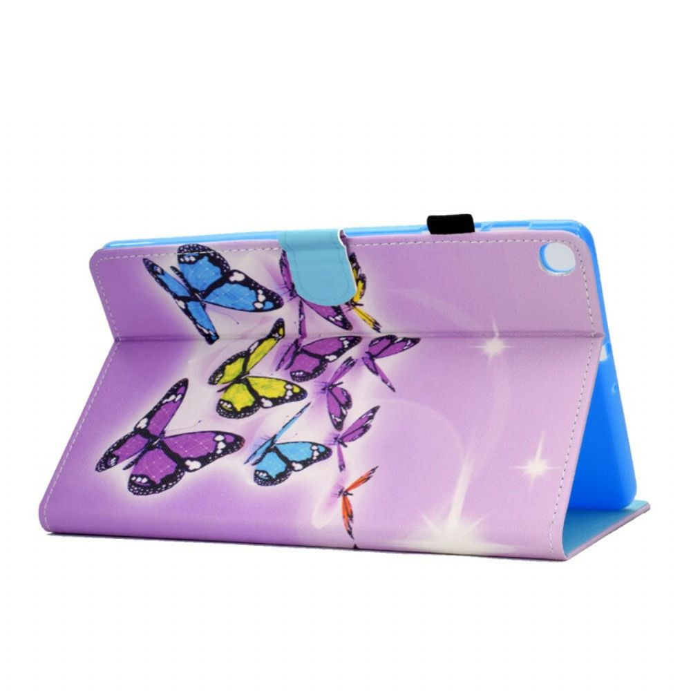 Folio-hoesje voor Samsung Galaxy Tab A 10.1 (2019) Vlinders