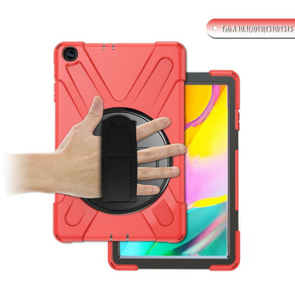 Hoesje voor Samsung Galaxy Tab A 10.1 (2019) Ultrabestendig X-ontwerp