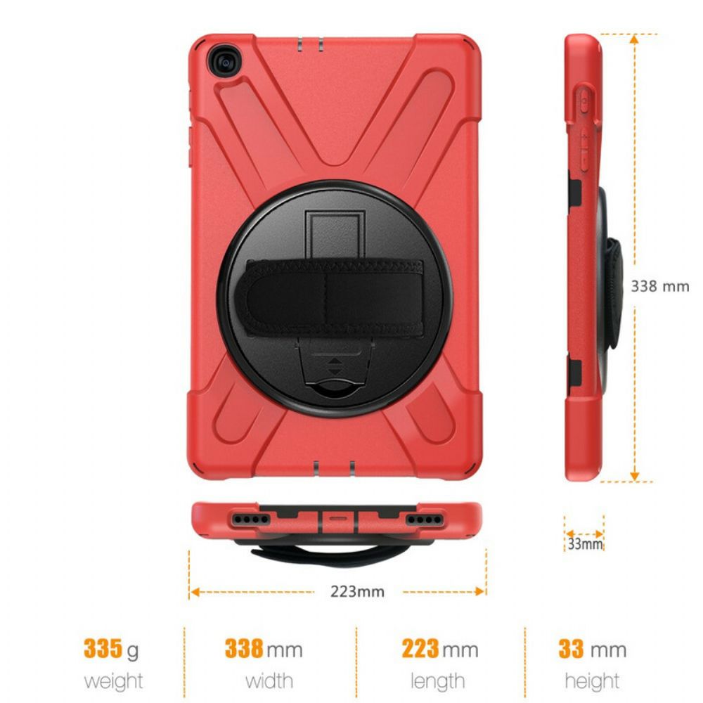 Hoesje voor Samsung Galaxy Tab A 10.1 (2019) Ultrabestendig X-ontwerp