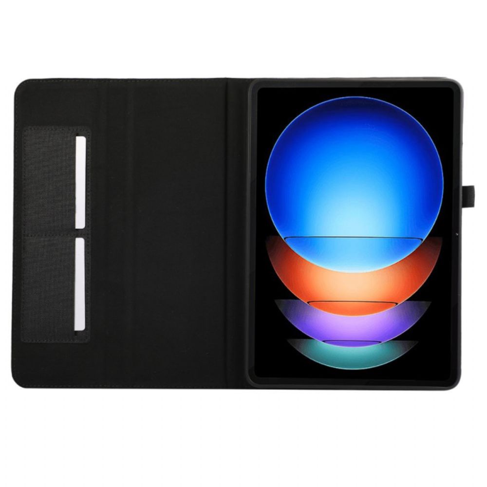 Cover Voor Xiaomi Pad 6s Pro Stoffen Textuur