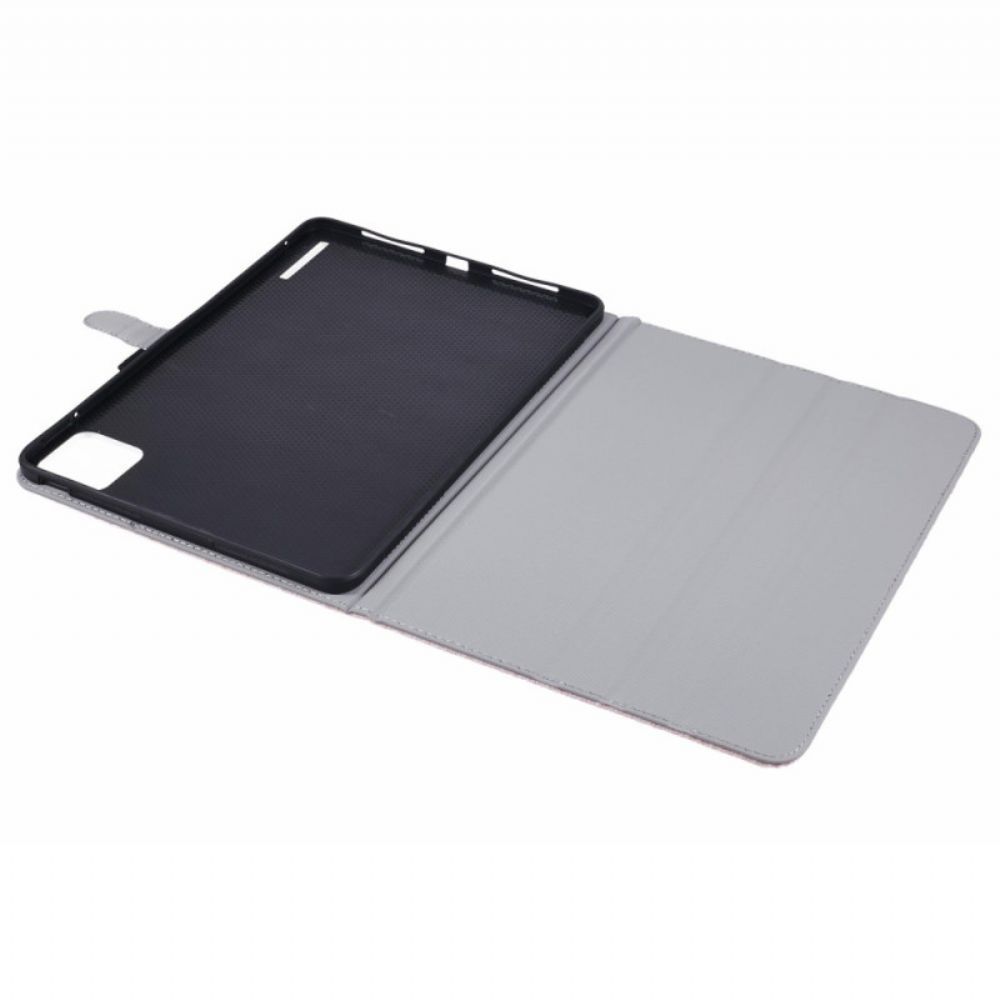 Cover Xiaomi Pad 6s Pro Geweven Patroon Bescherming Hoesje