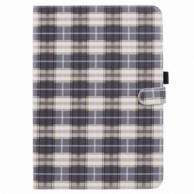 Flip Case Leren Xiaomi Pad 6s Pro Rasterpatroon