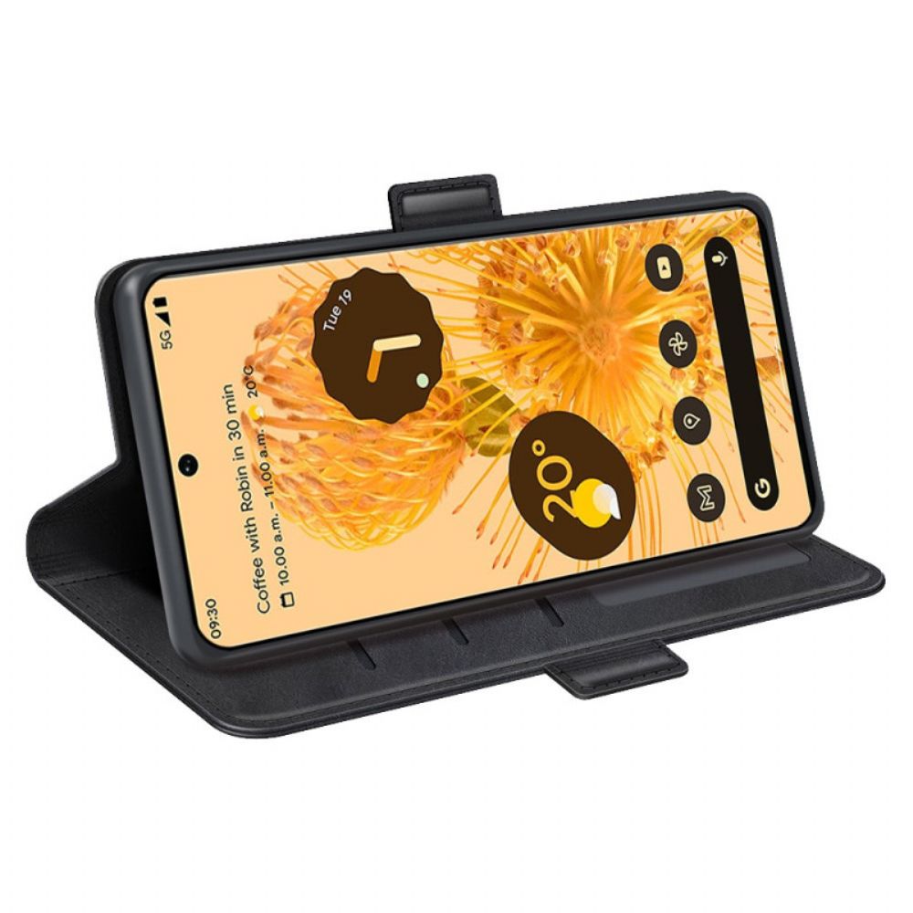 Folio-hoesje voor Google Pixel 7 Dubbele Sluiting