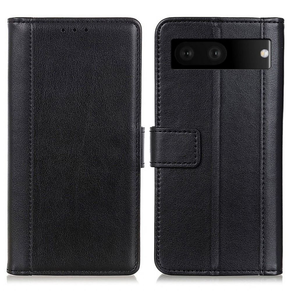 Folio-hoesje voor Google Pixel 7 Leerstijl
