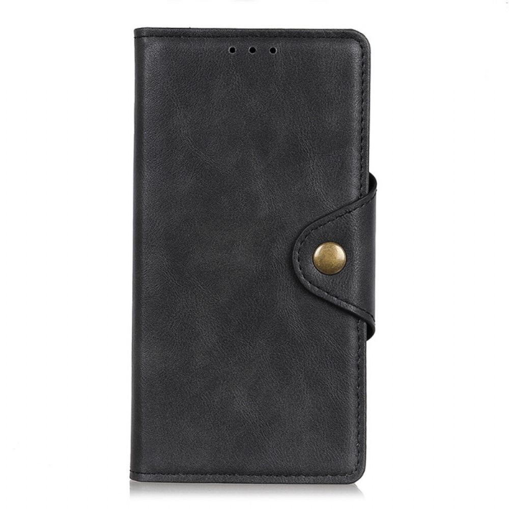 Folio-hoesje voor Google Pixel 7 Magnetische Knop Van Kunstleer