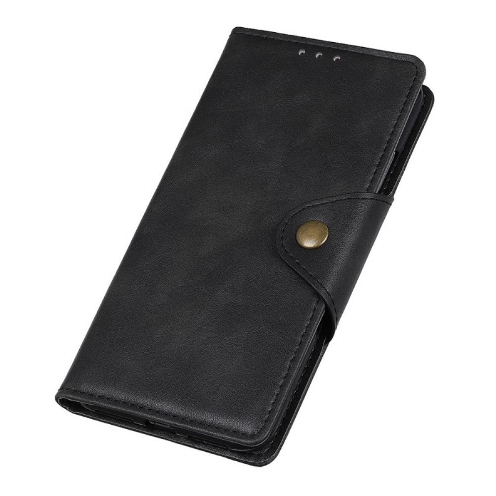 Folio-hoesje voor Google Pixel 7 Magnetische Knop Van Kunstleer