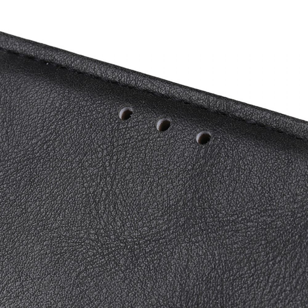 Folio-hoesje voor Google Pixel 7 Magnetische Knop Van Kunstleer