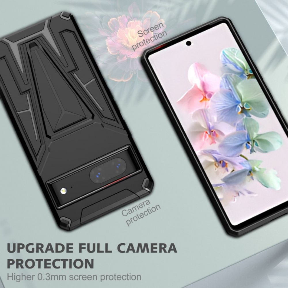 Hoesje voor Google Pixel 7 Ultrabestendige Verwijderbare Steun