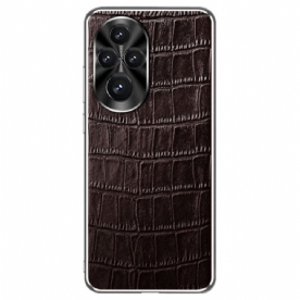 Hoesje Honor 200 Pro Krokodiltextuur Bescherming Hoesje