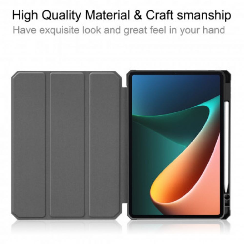 Bescherming Hoesje voor Xiaomi Pad 5 Hybride Stylushouder