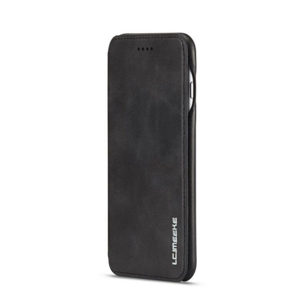 Bescherming Hoesje voor iPhone 6 Plus / 6S Plus Folio-hoesje Lc.imeeke Leereffect