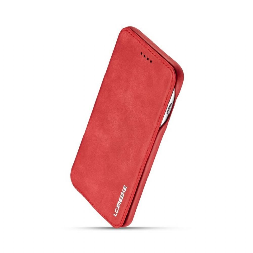 Bescherming Hoesje voor iPhone 6 Plus / 6S Plus Folio-hoesje Lc.imeeke Leereffect