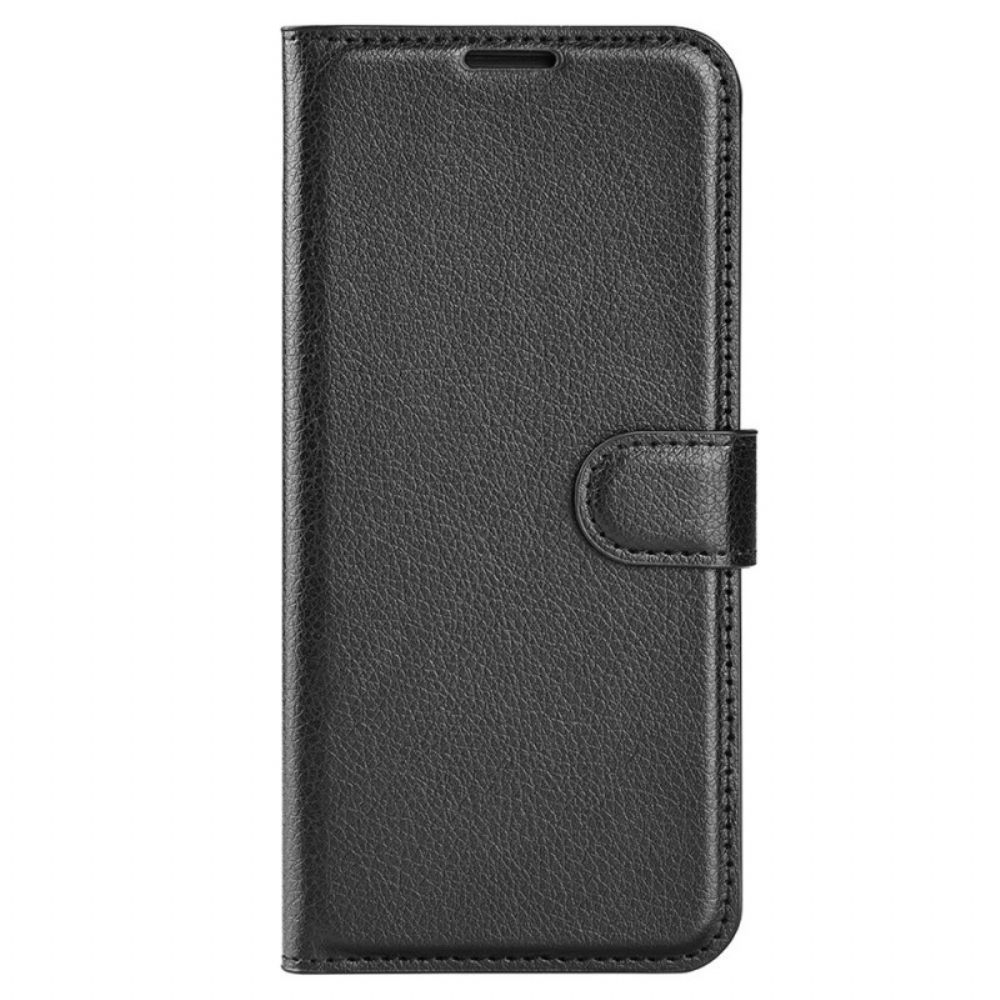 Folio-hoesje voor Samsung Galaxy M33 5G Lichi Lederen Stijl