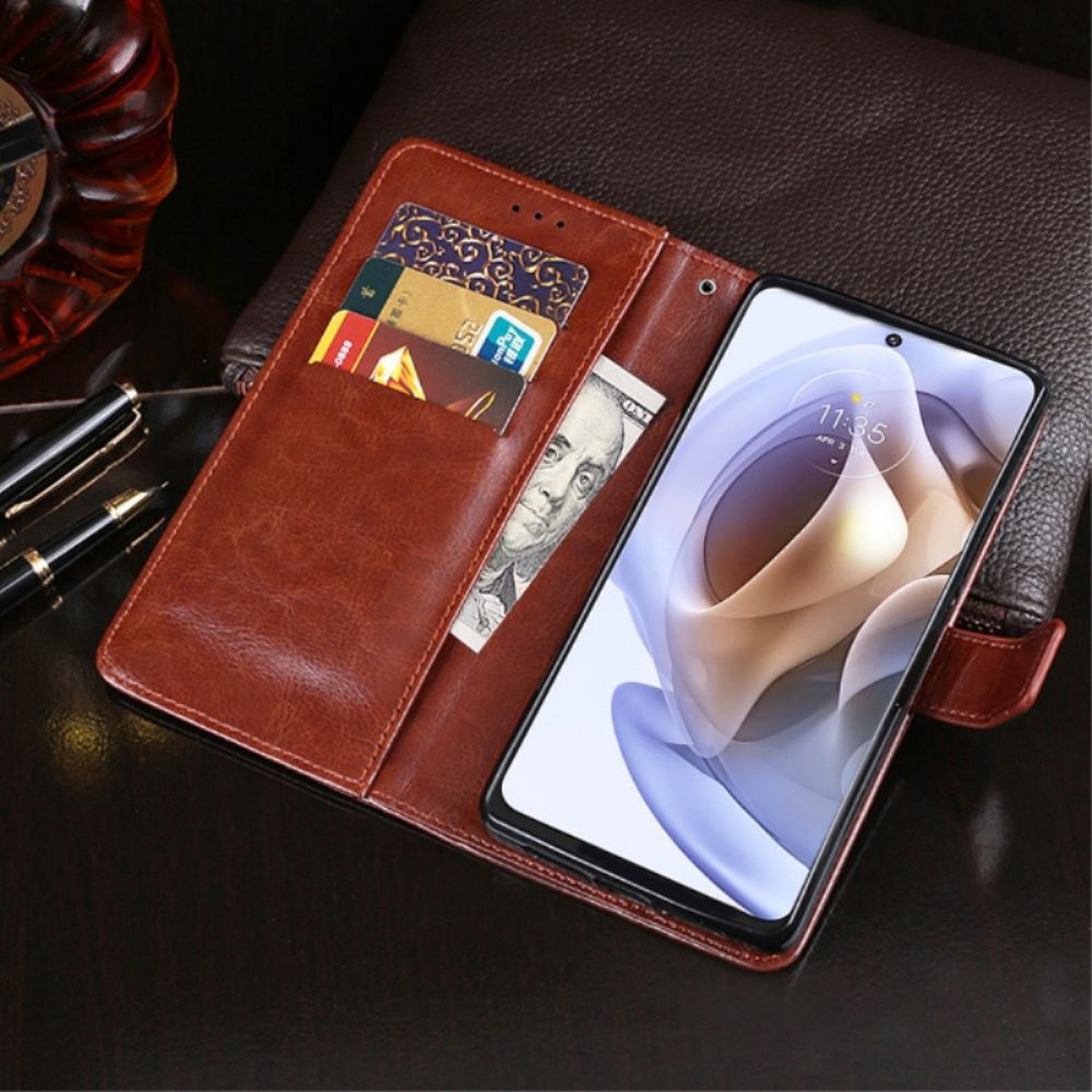Folio-hoesje voor Moto G31 / Moto G41 Imitatieleer Idewei