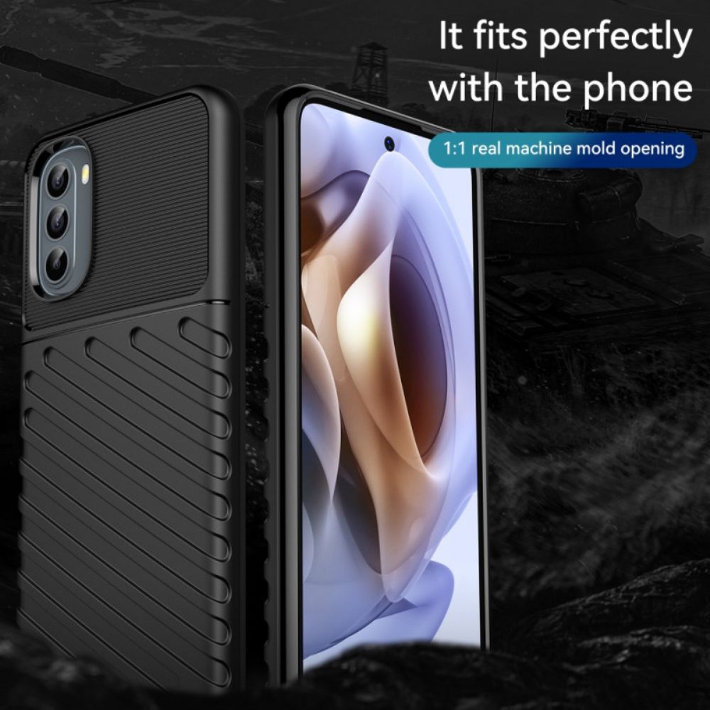 Hoesje voor Moto G31 / Moto G41 Donderreeks