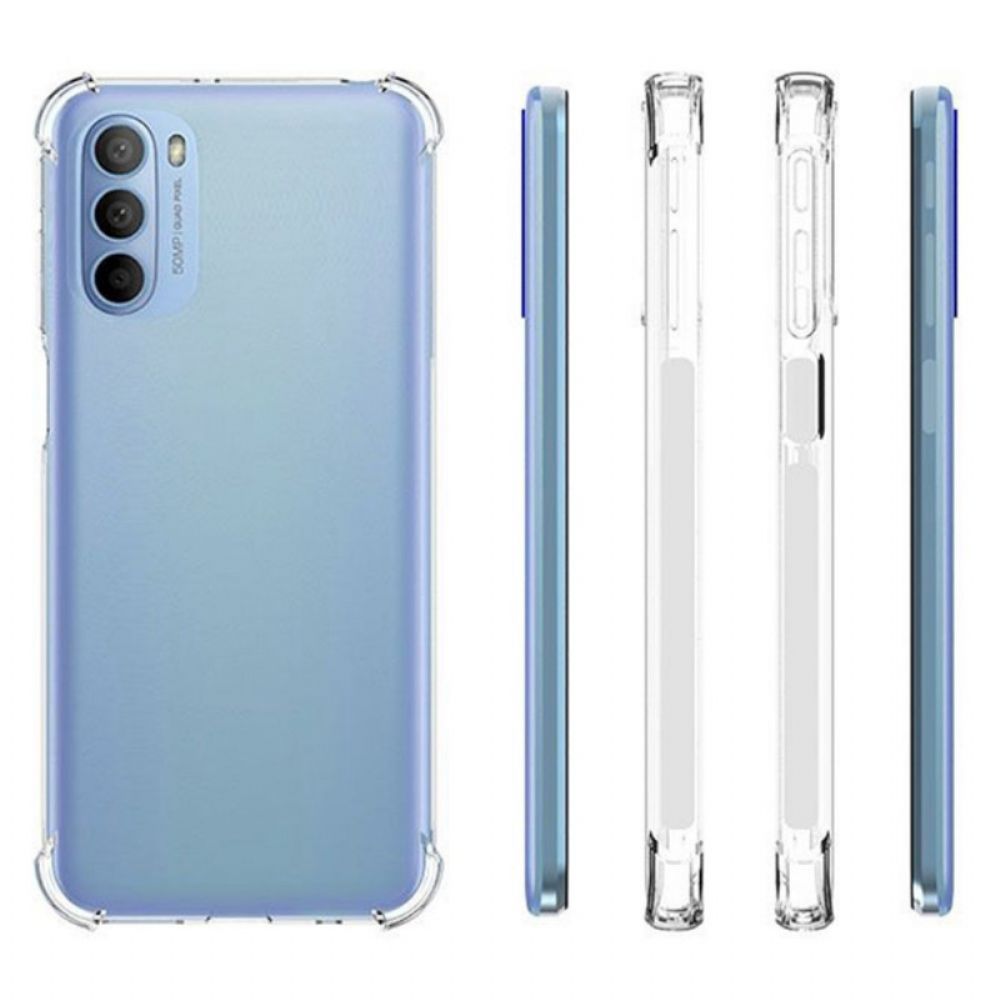 Hoesje voor Moto G31 / Moto G41 Transparante Versterkte Hoeken