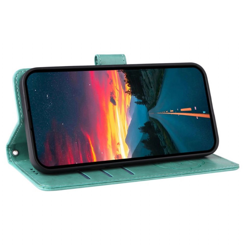 Bescherming Hoesje Vivo V50 5g Bloemen- En Vlinderpatroon