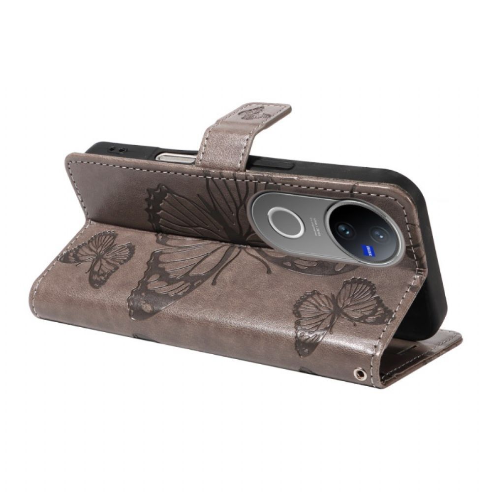 Bescherming Hoesje Vivo V50 5g Gigantische Vlinders