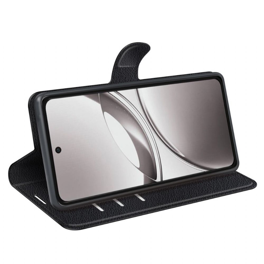 Folio-hoesje Vivo V50 5g Telefoonhoesje Lychee Kunstleer